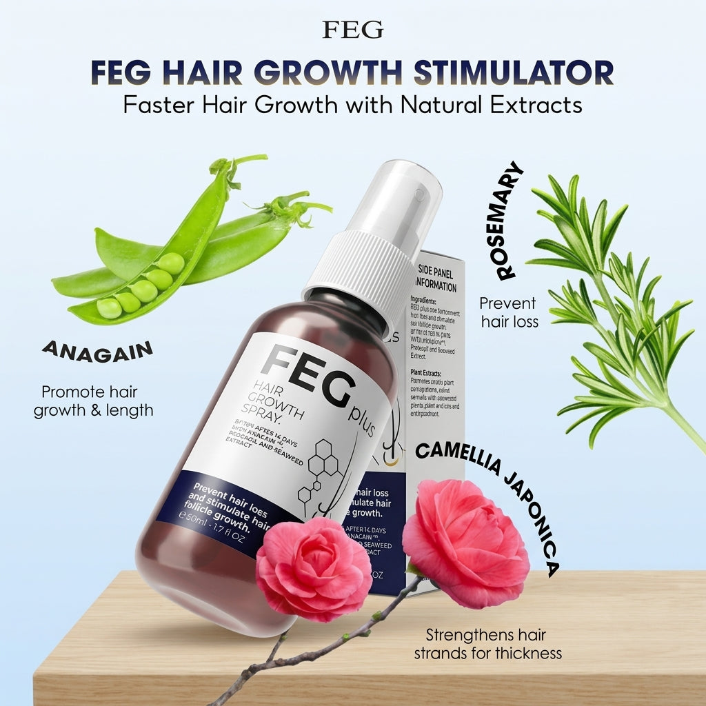 FEG Plus Hair Growth & Anti Hair Loss Spray (50ml)