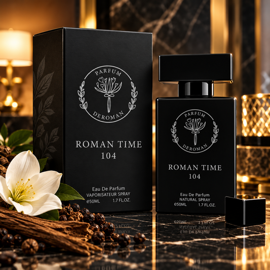 Roman Time 104 Eau De Parfum (50ml) – Premium Luxury Black Fragrance