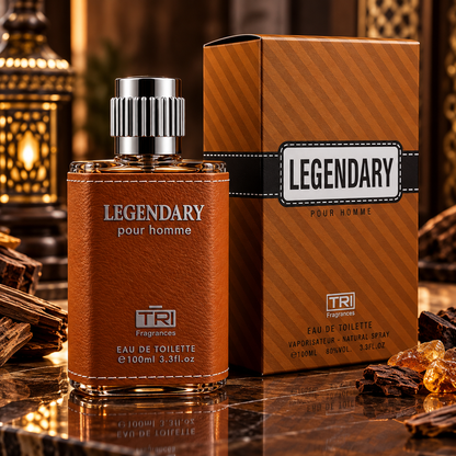 Legendary Pour Homme Eau De Toilette (100ml) – Luxury Leather Men's Perfume