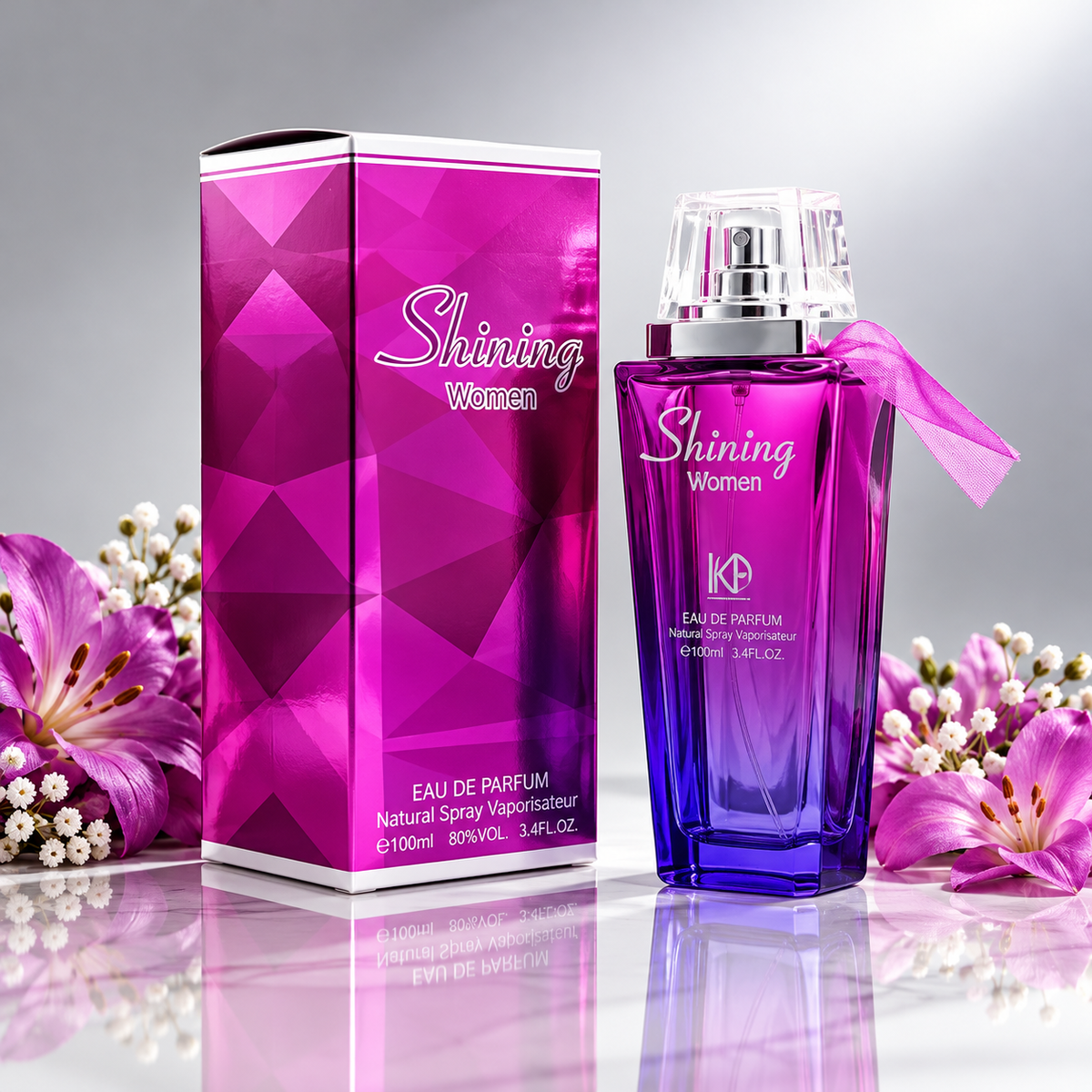 KA Shining Women Eau De Parfum (100ml) – Floral & Sweet Luxury Perfume