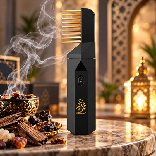 Electric Bakhoor Hair Comb – Portable Incense Burner