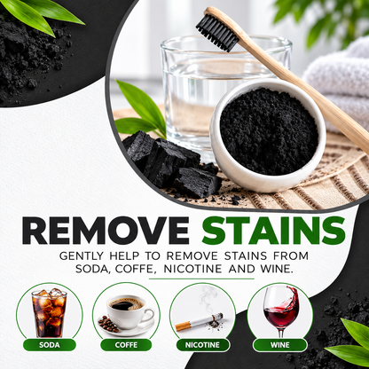 Natural Activated Charcoal Teeth Whitening Powder (60ml)