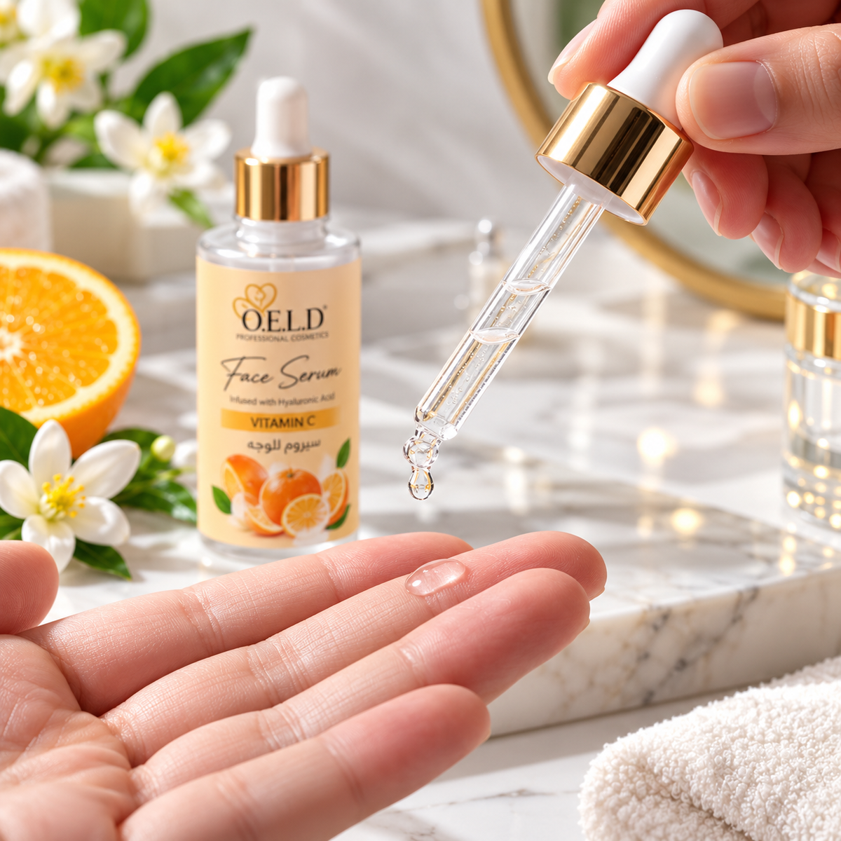 Professional Vitamin C & Hyaluronic Acid Face Serum (50ml)