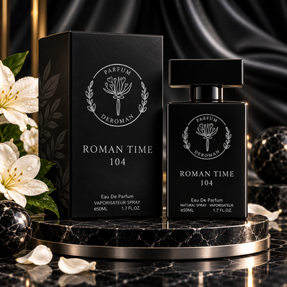 Roman Time 104 Eau De Parfum (50ml) – Premium Luxury Black Fragrance