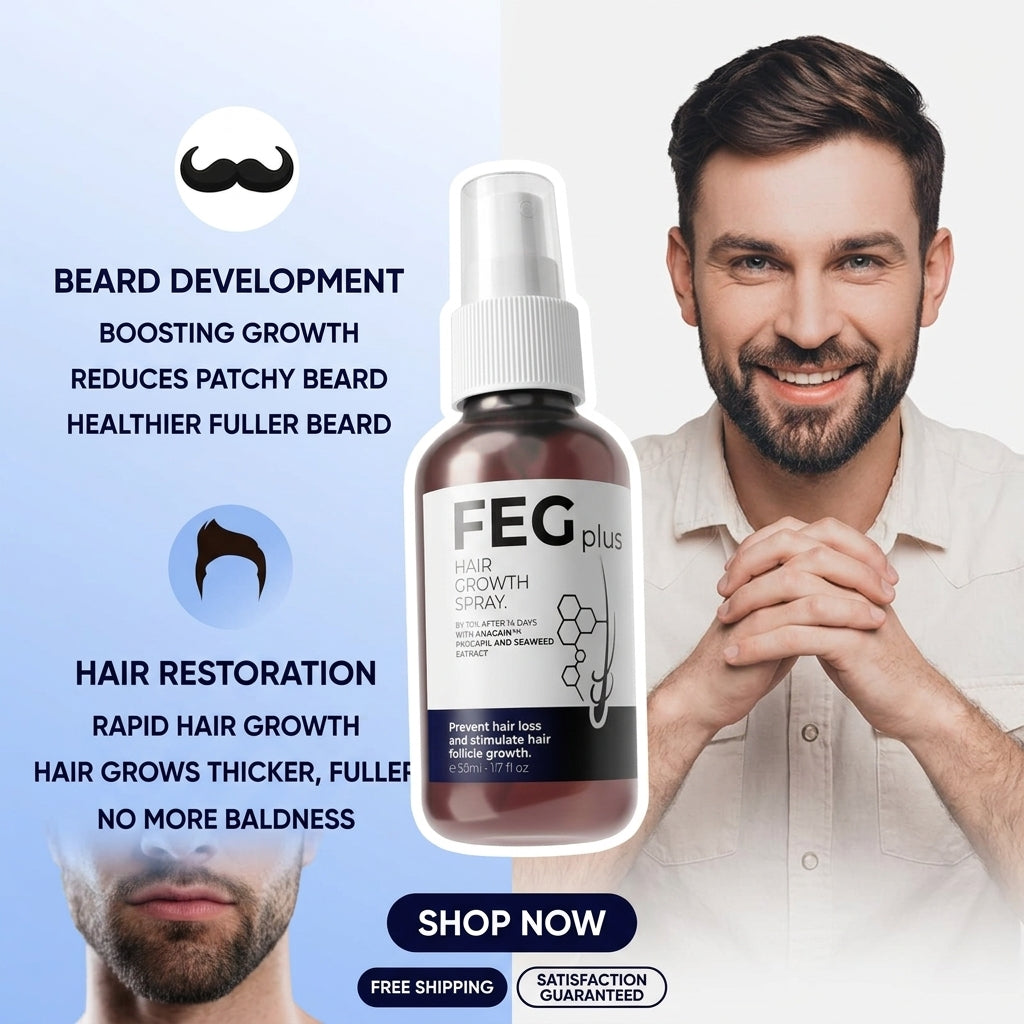 FEG Plus Hair Growth & Anti Hair Loss Spray (50ml)