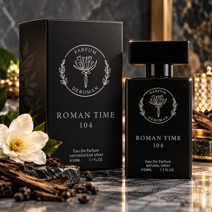Roman Time 104 Eau De Parfum (50ml) – Premium Luxury Black Fragrance