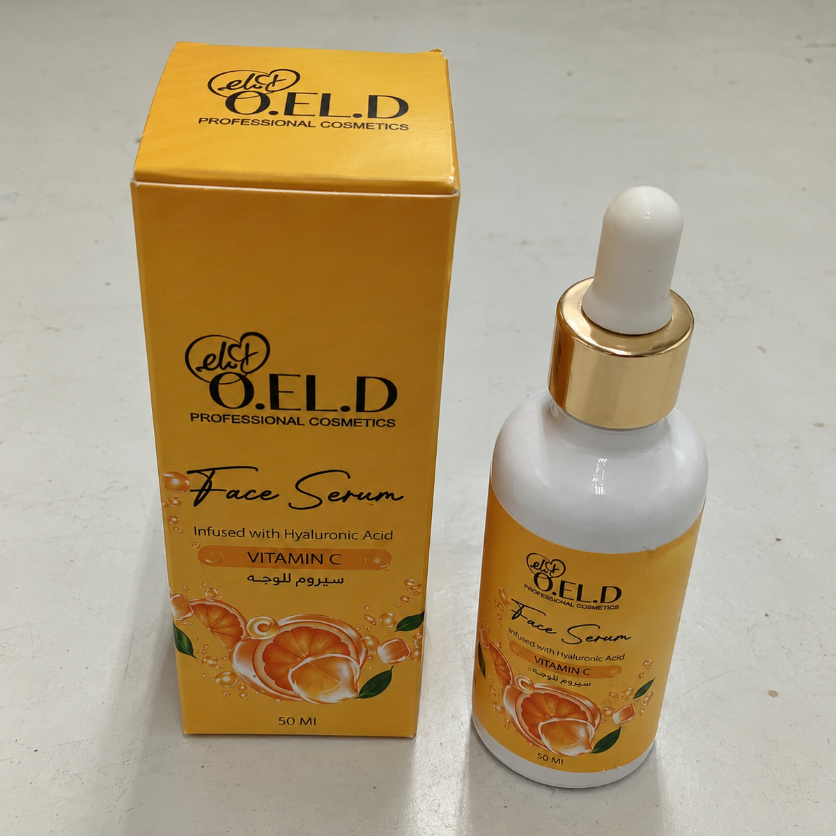 Professional Vitamin C & Hyaluronic Acid Face Serum (50ml)
