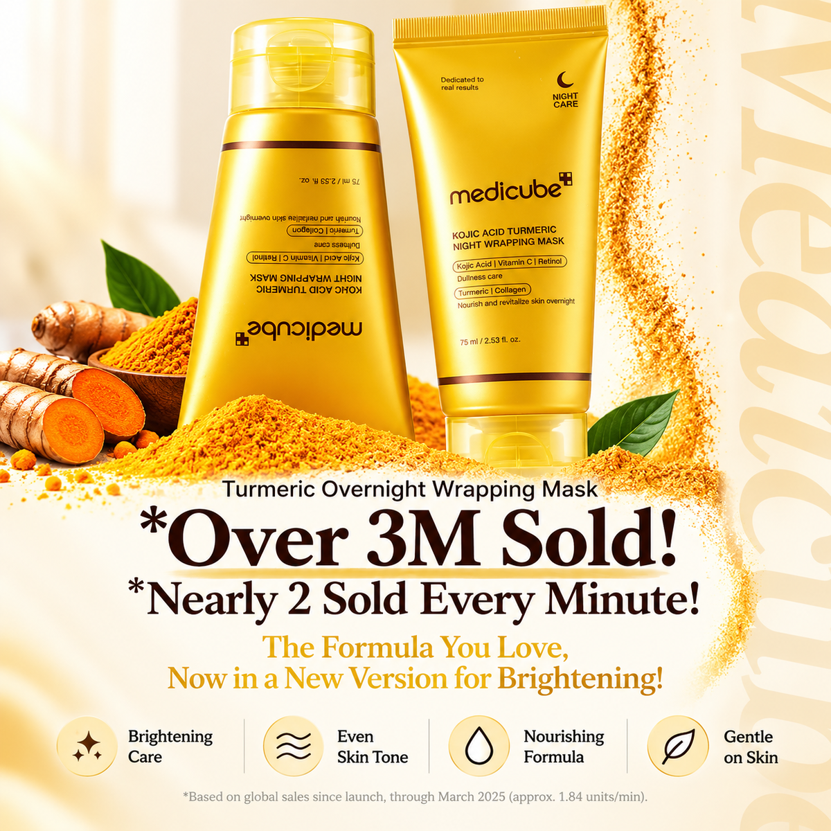 Kojic Acid Turmeric Night Wrapping Mask (75ml)