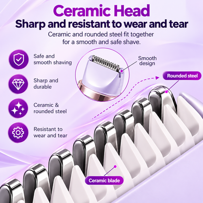 Double Head Electric Shaver – Gentle Body & Facial Hair Remover