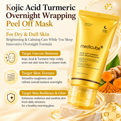 Kojic Acid Turmeric Night Wrapping Mask (75ml)