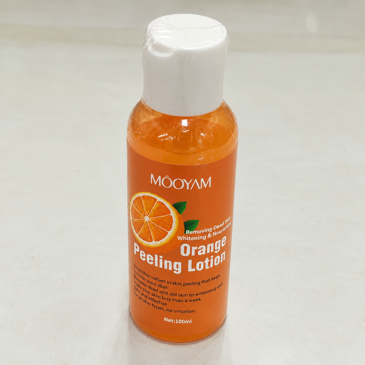 Natural Orange Peeling Body Lotion (100ml) – Dead Skin Removal & Brightening