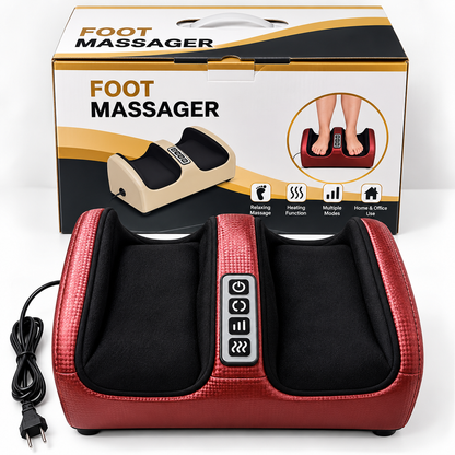 Electric Foot & Calf Shiatsu Massager – Deep Tissue Kneading & Heat Therapy